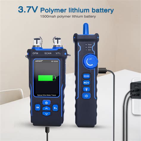 NOYAFA NF-8508 Network Cable Tester Optical Wire Meter Tracer LCD ...
