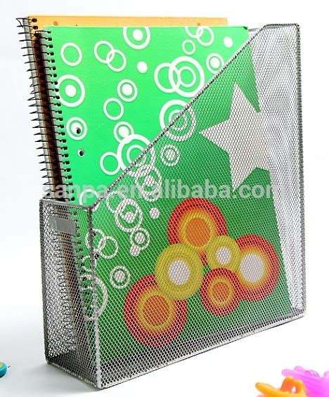 Metal Mesh Desktop File Holder High Quality Metal Mesh Desktop File