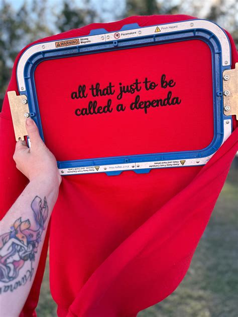 Military Dependa Crewneck Sweatshirt | Funny Military Wife Apparel - Etsy