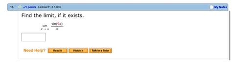 Solved Points Larcalc My Notes Find The Chegg