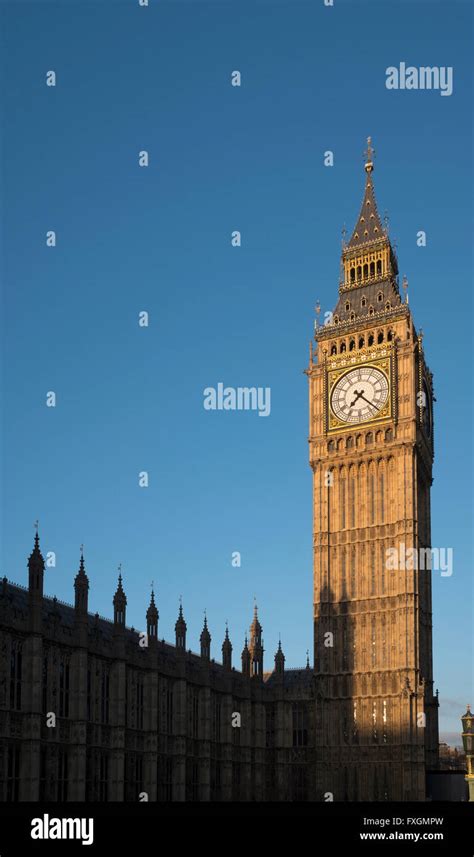 The Elizabeth Tower Known As Big Ben At The Houses Of Parliament