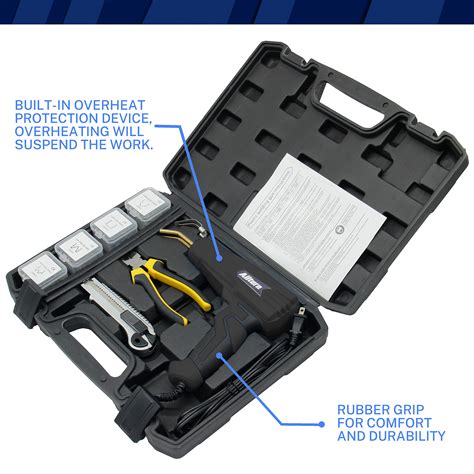 Snapklik Allturn Upgraded Plastic Welder Plastic Welding Kit Hot Stapler Kit Plastic