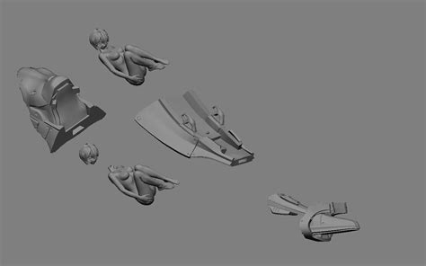 D Datei REI AYANAMI COKCPIT SEXY NACKT NACKT HENTAI MÄDCHEN ANIME D DRUCK D druckbare