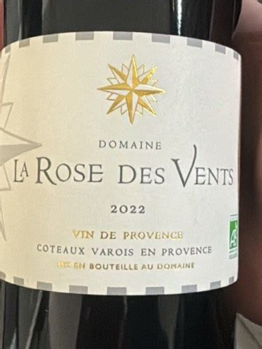 Domaine La Rose Des Vents Coteaux Varois En Provence Rouge Vivino Us