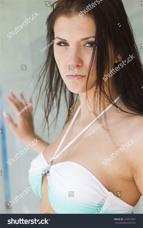 Sexy Summer Bikini Woman Natural Lights Stock Photo 114915397 Shutterstock