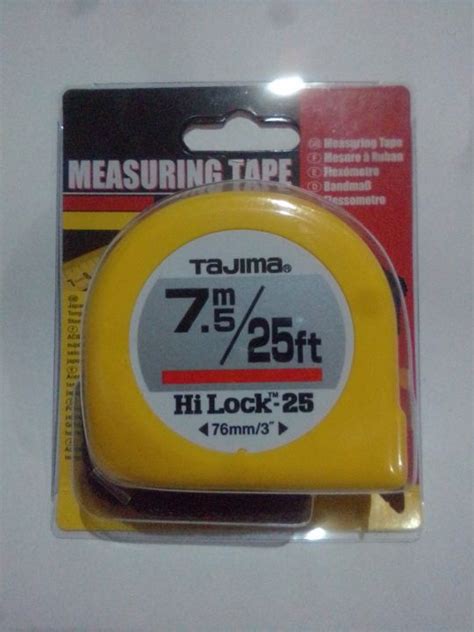 Meteran Tajima Hi Lock 75 Meter Japan Lazada Indonesia