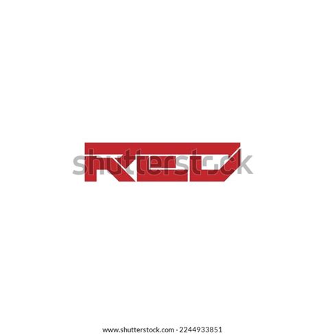logo letter red modern design stock vector royalty