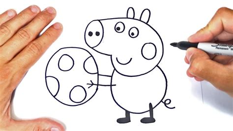 Cómo dibujar a Peppa Pig Tutorial de dibujo fácil de Peppa Pig