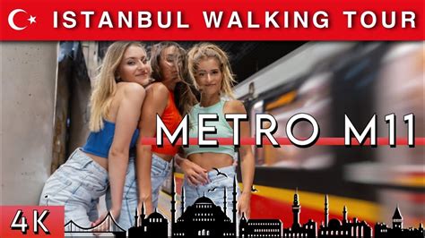 Istanbul Metro From Airport To Downtown🇹🇷 Walking Tour May 2023 4k Hd•60 Fps Youtube