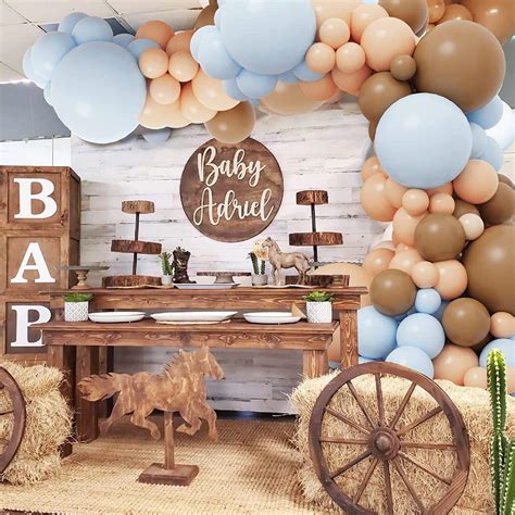 Retro Nude Brown Coffee Balloons Garland Arch Kit For Teddy Bear Baby Shower Gender Reveal