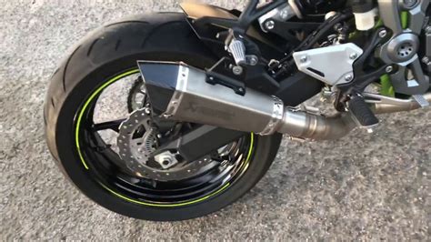 2017 Kawasaki Z900 With Full Akrapovic Exhaust System Wo Db Killer