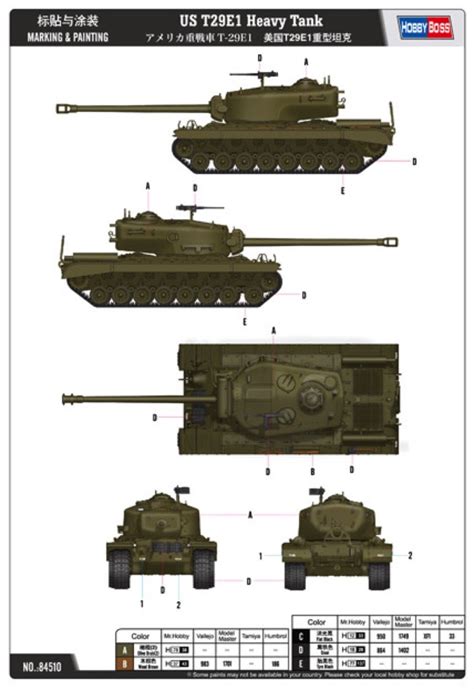 Scalehobbyist.com: T29E1 Heavy Tank by HobbyBoss Models