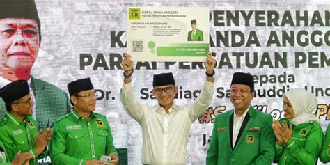 Jadi Cawapres PPP Sandiaga Siap Jor Joran Keluar Duit Untuk Pemilu