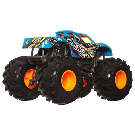 Hot Wheels Monster Trucks Oversized Podium Crasher Smyths Toys Uk