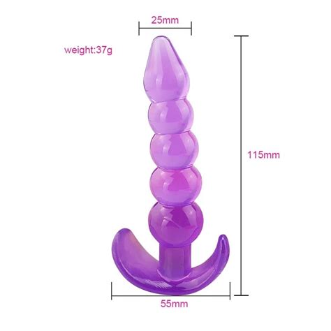 Plug anal de silicona jelly SexShop Santiago Sex Shop con Envío Rápido y Discreto