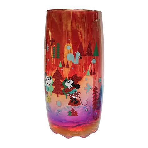 Vaso Disney Vidrio Mickey Y Minnie Mouse Navide O Onzas Walmart