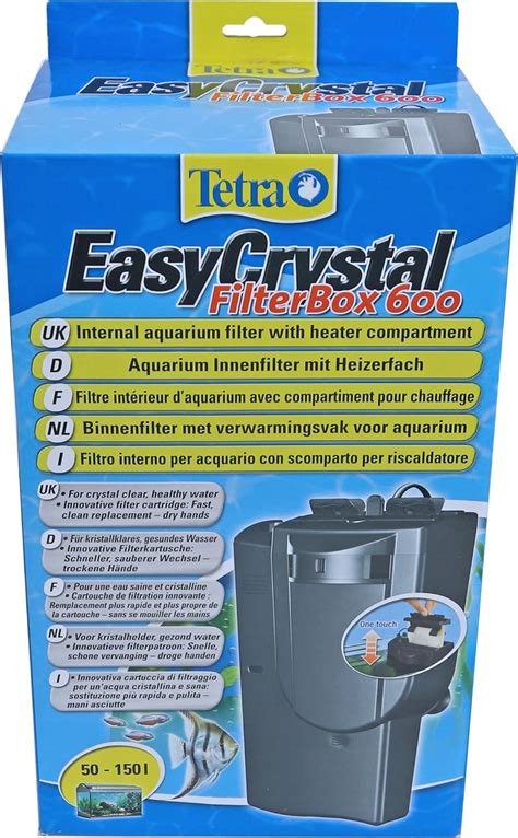 Tetra EasyCrystal Aquarium Filterbox 600 - Filtro para acuarios de 50 ...