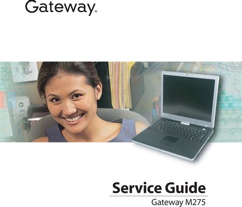 Gateway M275 Users Manual Service Guide