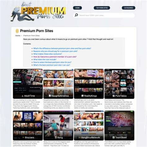 Discover The Bible Of The Premium Porn Sites