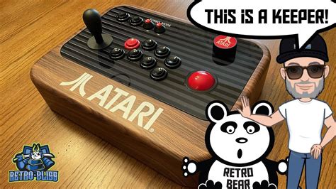 Atari Single Player Usb Fight Stick Gameplay And Review Youtube