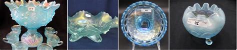 The Blues – Carnival Glass colors and examples | Hooked on Carnival