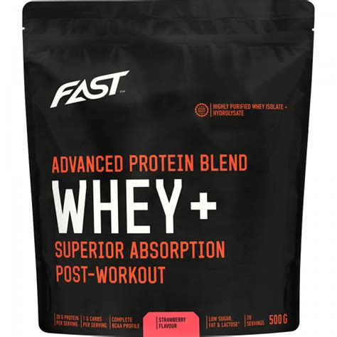 WHEY+ STRAWBERRY - FAST Sports Nutrition