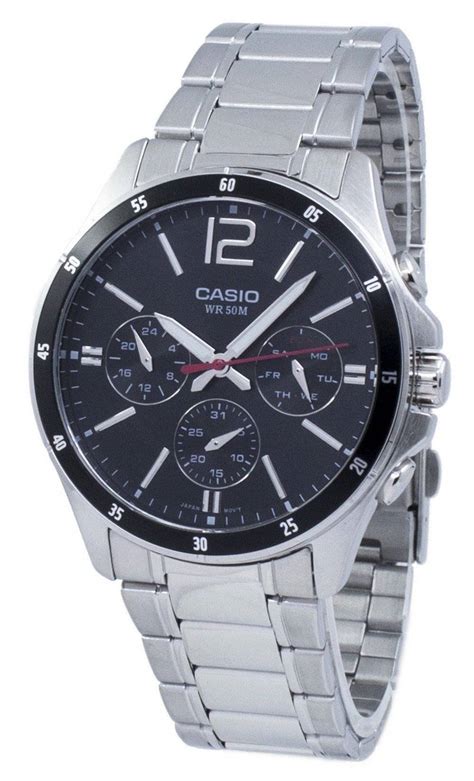 Casio Enticer Analog Quarz Mtp D Av Mtp D Av Herrenuhr De