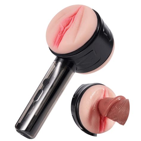 10 Vibration Anal And Vaginal 2 In 1 Handheld Masturbator