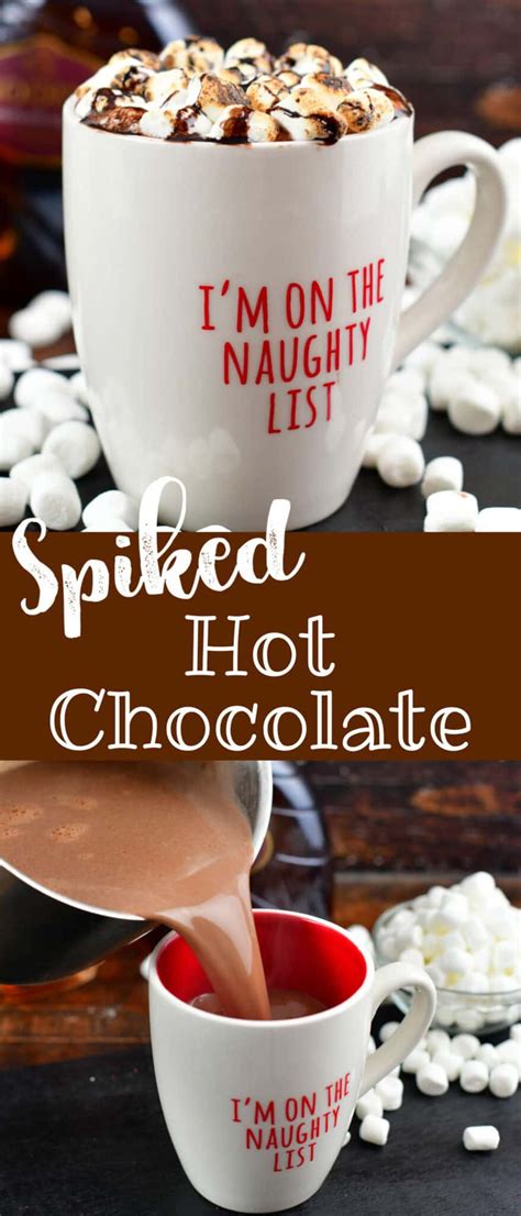 Spiked Hot Chocolate Perfect Combination Of Liquors In Hot Chocolate