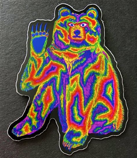 Bear Pride Sticker Rainbow Sticker Gay Pride Sticker Bear Sticker Gay Flag Sticker Queer