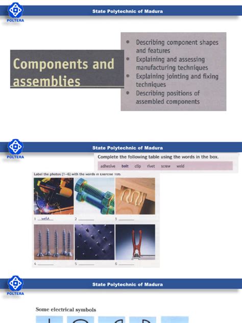 Components and Symbols | PDF