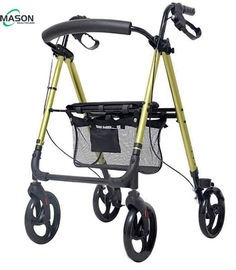 Portable Multifunctional Aluminum Health Care Equipment Rollator Walker