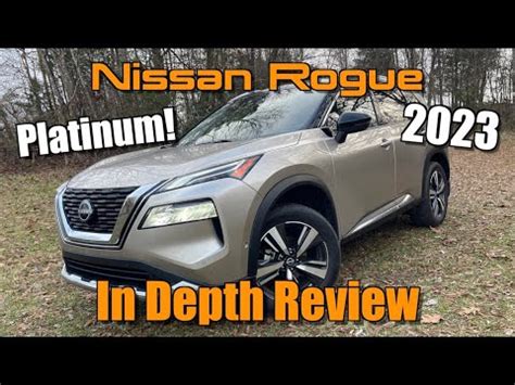 2023 Nissan Rogue Platinum AWD Start Up Test Drive In Depth Review