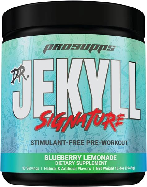 Pro Supps Dr. Jekyll Signature Pre-Workout Blueberry Lemonade -- 30 ...