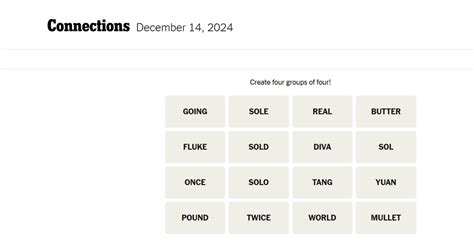 NYT ‘Connections’ Hints and Answers Today, Saturday, December 14 - Parade