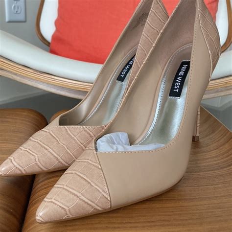 Nine West Shoes Nwt Nine West Nude Heels Poshmark