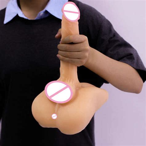 Realistic Male Torso With Flexible Dildo Masturbation Aid