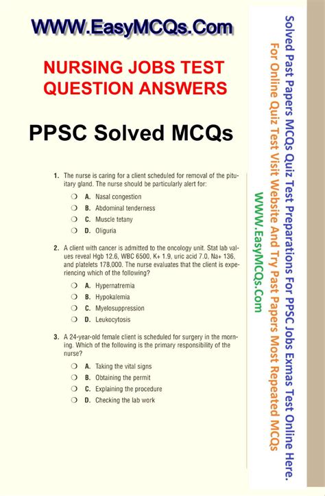 Solution Charge Nursing Mcqs Pdf Book Studypool