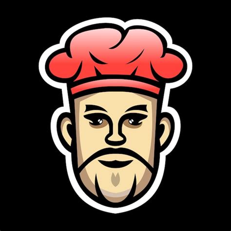 Premium Vector Vector Chef Mascot Logo Design