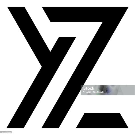 professional innovative initial zy logo  yz logo letter zy  yz