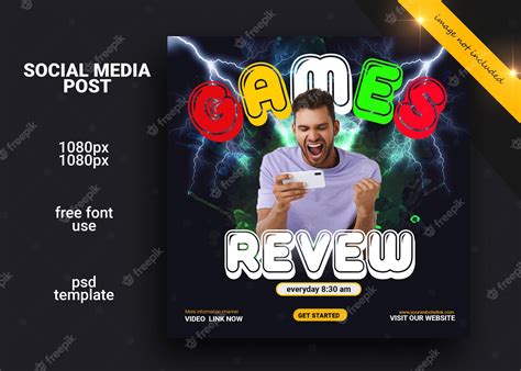 Premium Psd Gaming Social Media Post Instagram Banner Template