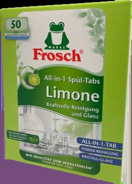 Frosch Tabletki Do Zmywarki Lemon Szt Drogeria Rossmann Pl