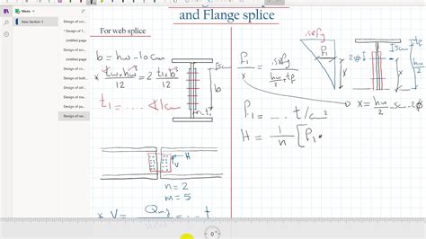 Web Splice And Flange Splice YouTube