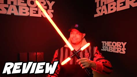 This Just Dropped Kylo Ren Realistic Lightsaber Neopixel Theory Sabers Youtube