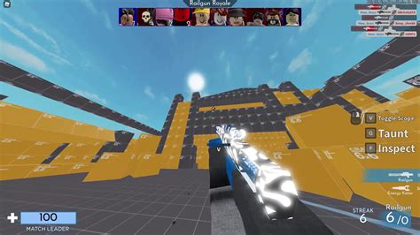 0 38 Railgun Royale Matrix Roblox Arsenal YouTube