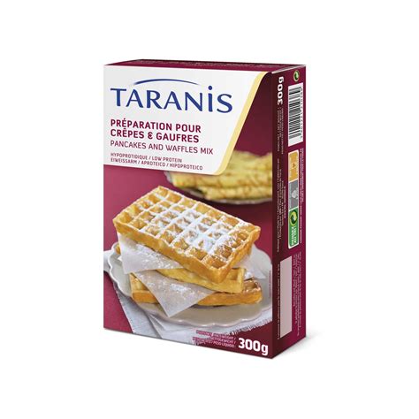 Taranis Preparato per Crêpes e Waffles 300g Aproteico it