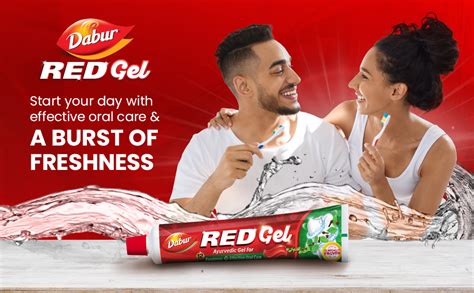 Buy Dabur Red Gel Ayurvedic Toothpaste 150g Reduction In Bad Breath