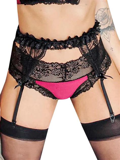 Cinta Liga Sex Frufru Em Renda La O Cetim Meia A Lingerie Cinta Liga Magazine Luiza