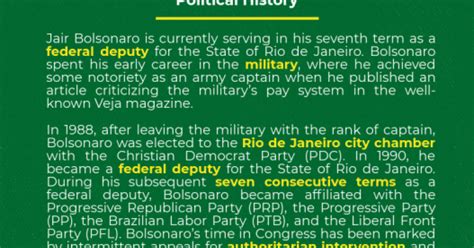 Jair Bolsonaro - Candidate Bio | Wilson Center