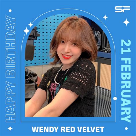 Wendy Thailand💙 On Twitter Rt Welovesf 🎂 Happy Birthday⁣ 🎉 เวนดี้ Wendy สุขสันต์วันคล้ายวัน